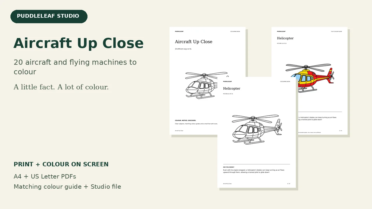 Aircraft Up Close: actual book artwork and page previews
