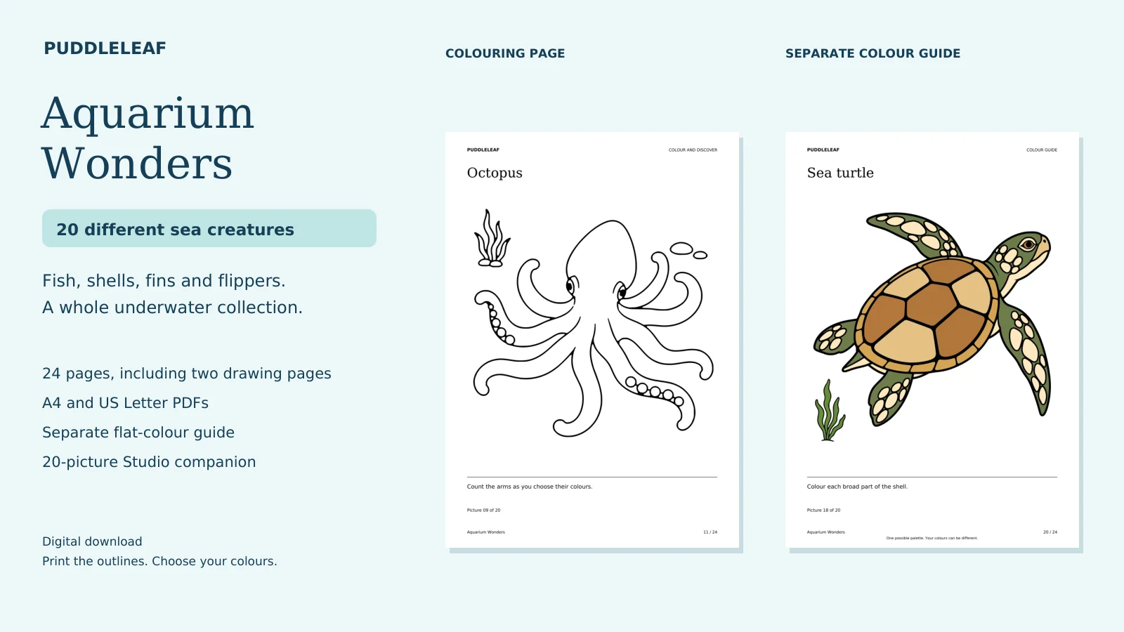 Aquarium Wonders: actual book artwork and page previews
