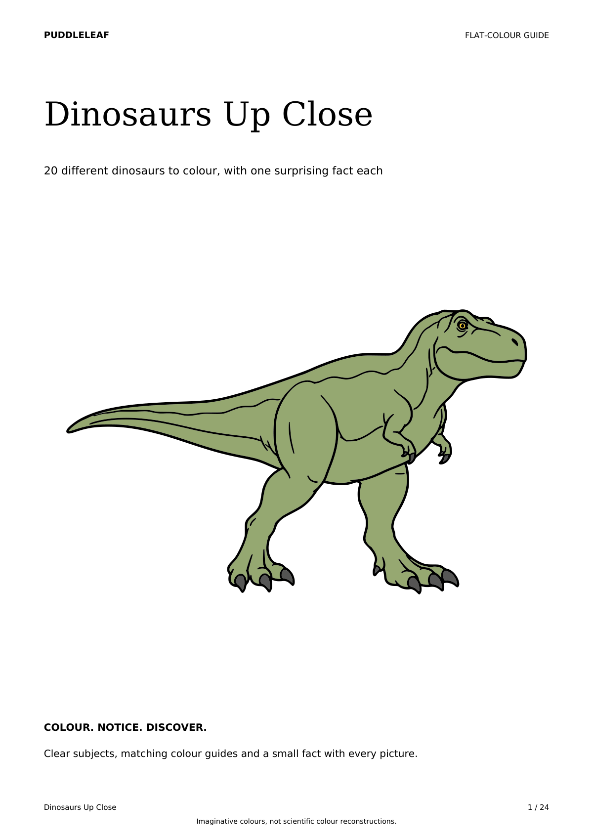 Dinosaurs Up Close: The book cover
